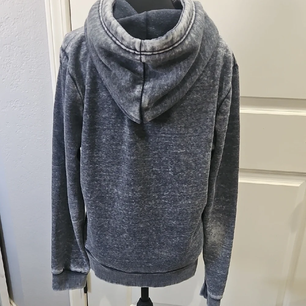 City by the Bay Gray Kangaroo pouch Hoodie Sweatshirt sz XL